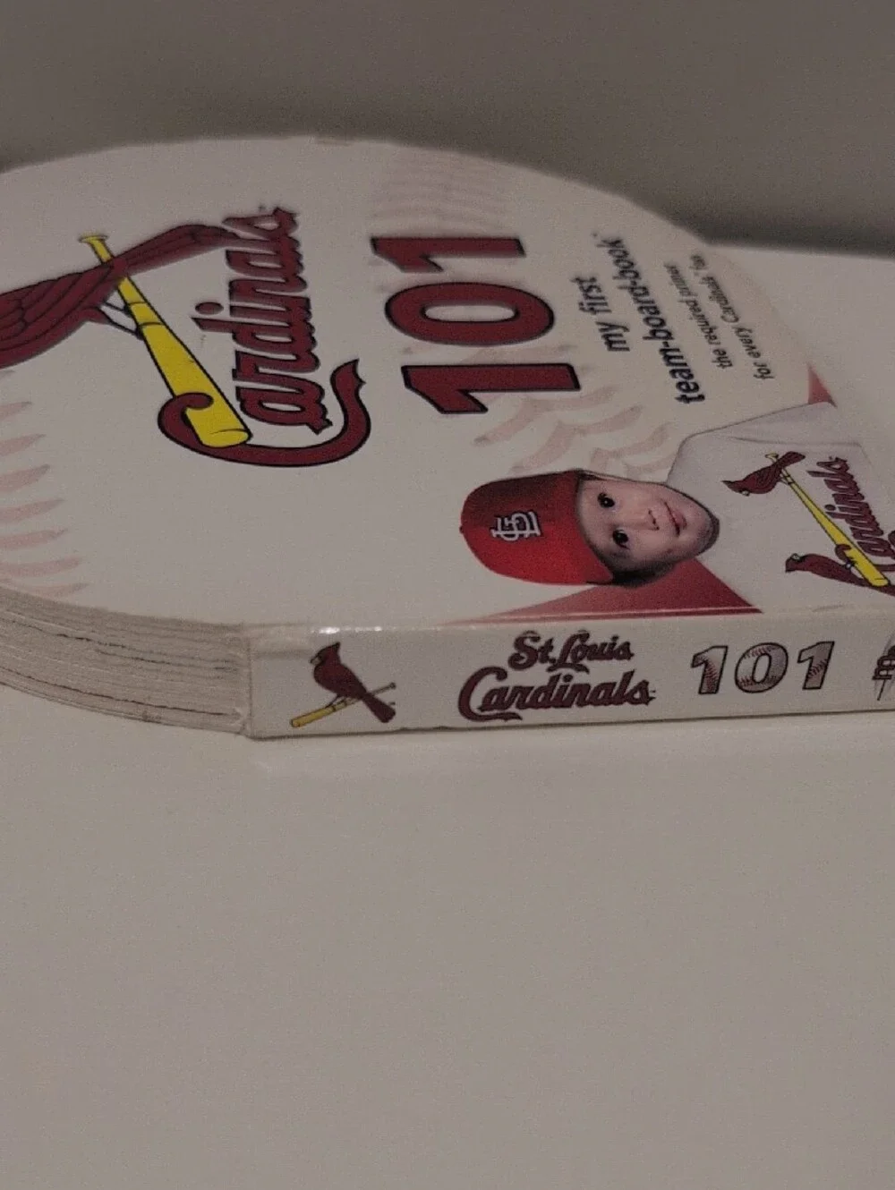 Cardinals 101 My First Team Board Book - Baseball White/Red MLB